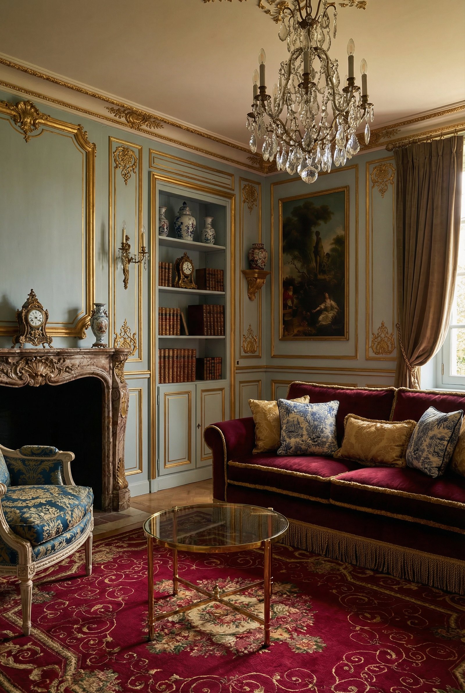 Salon d'inspiration historique française par Richard de Barentin